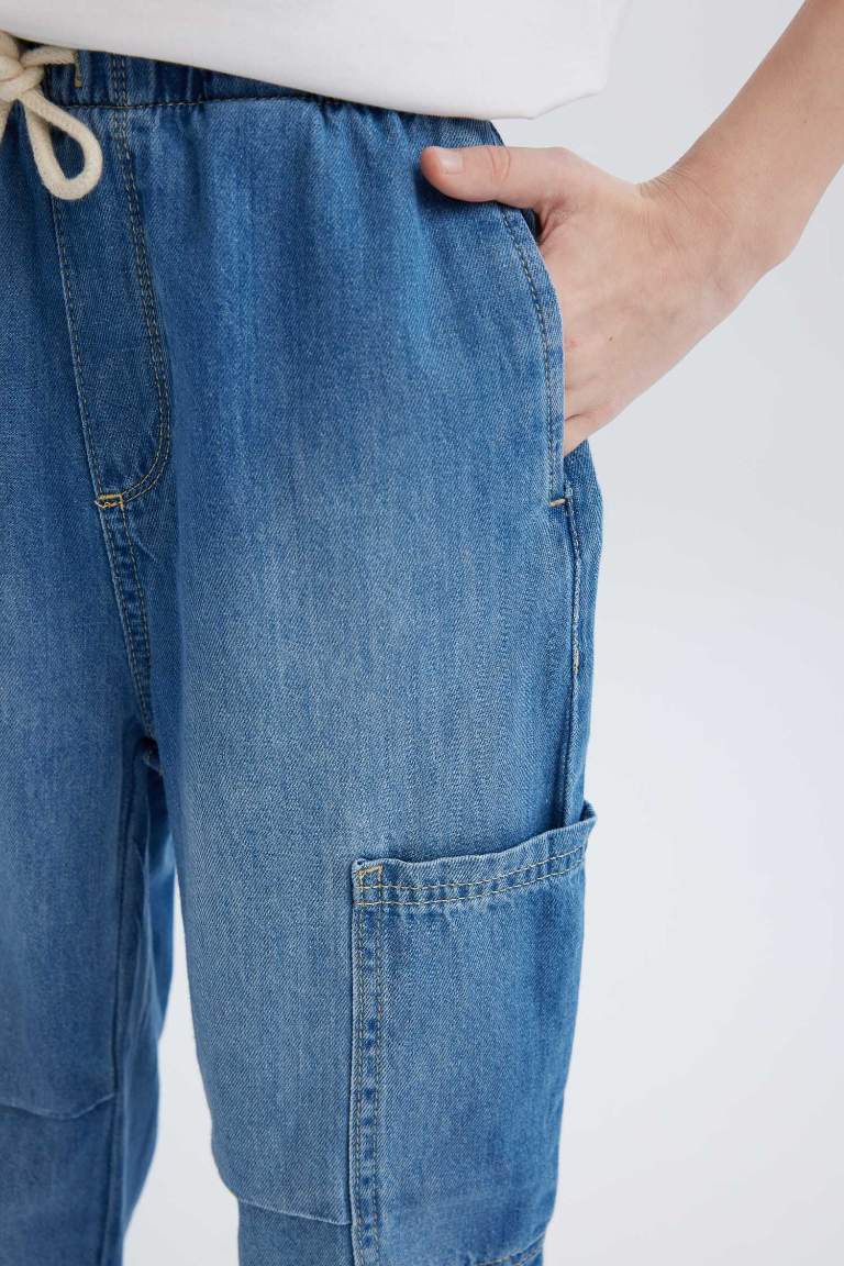 Pantalon Jean parachute pour garçon