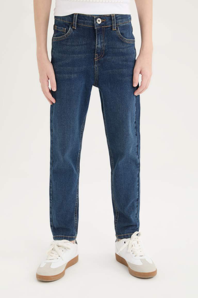 Pantalon Jean slim droit pour garçon