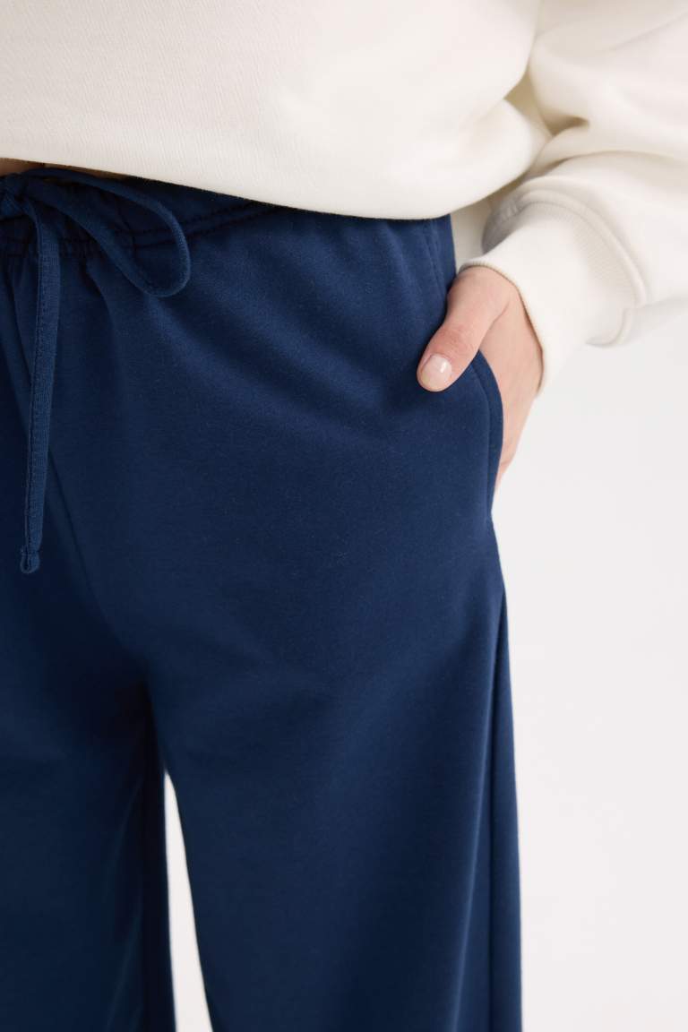 Pantalon de Jogging droit à taille élastique avec poches