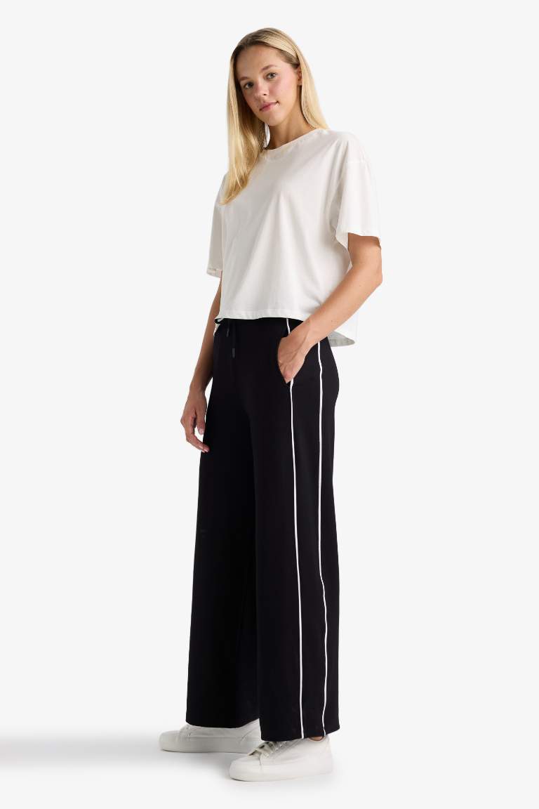 Straight Fit Cepli Düz Paça Eşofman Altı