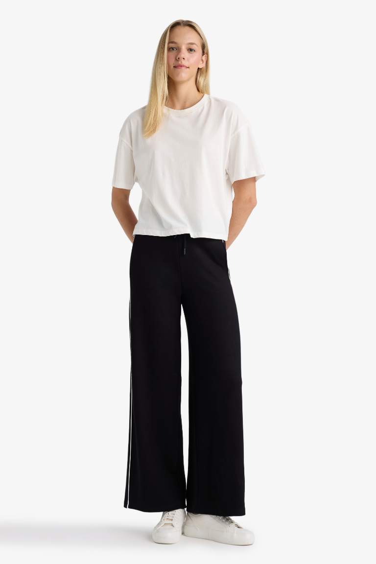 Straight Fit Cepli Düz Paça Eşofman Altı
