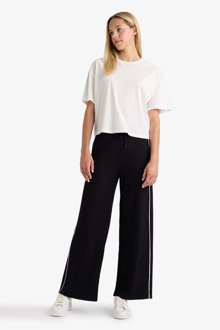 Straight Fit Cepli Düz Paça Eşofman Altı