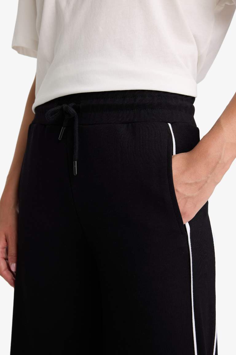 Straight Fit Cepli Düz Paça Eşofman Altı