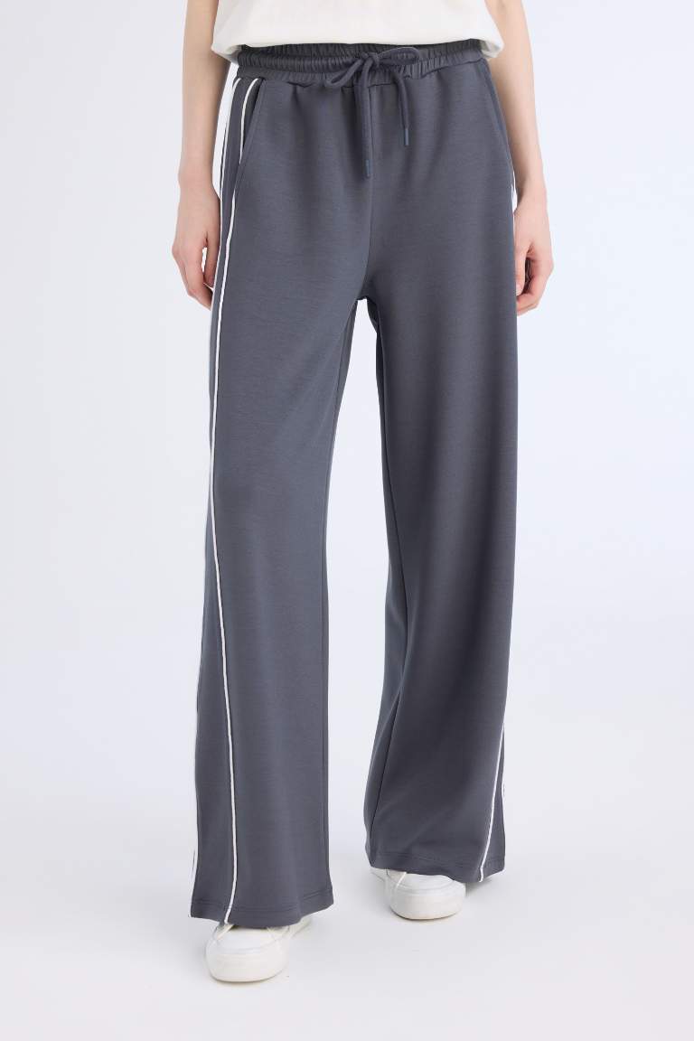 Straight Fit Pocketed Long Length Sweatpants