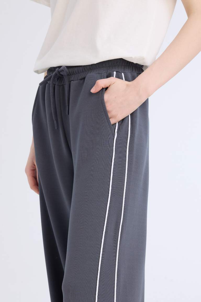 Straight Fit Pocketed Long Length Sweatpants