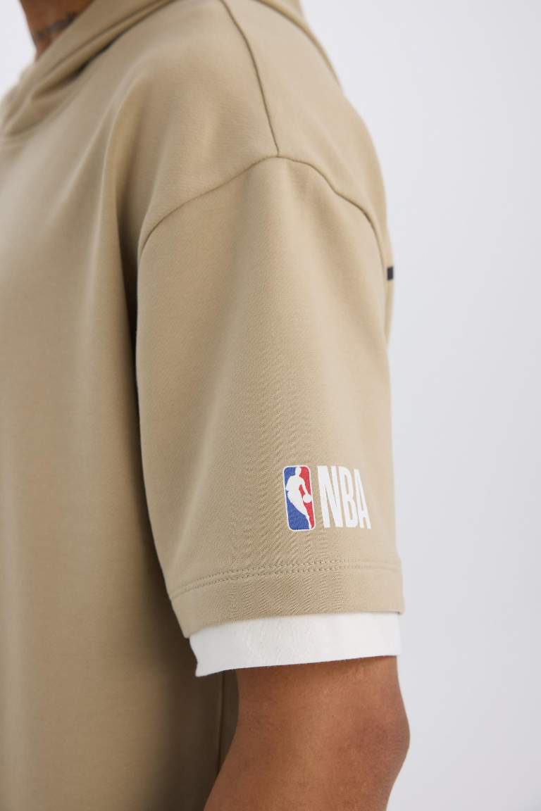 T-shirt de sport NBA oversize à capuche de DeFactoFit