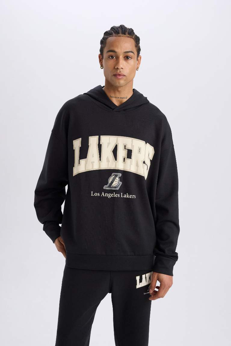 Sweat à capuche NBA Los Angeles Lakers oversize