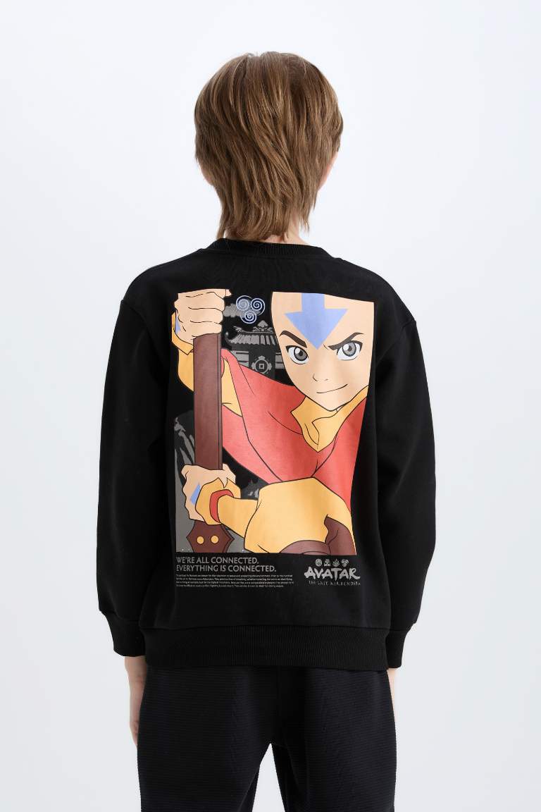 Boy Avatar the Last Airbender Soft Furry Inside Sweatshirt