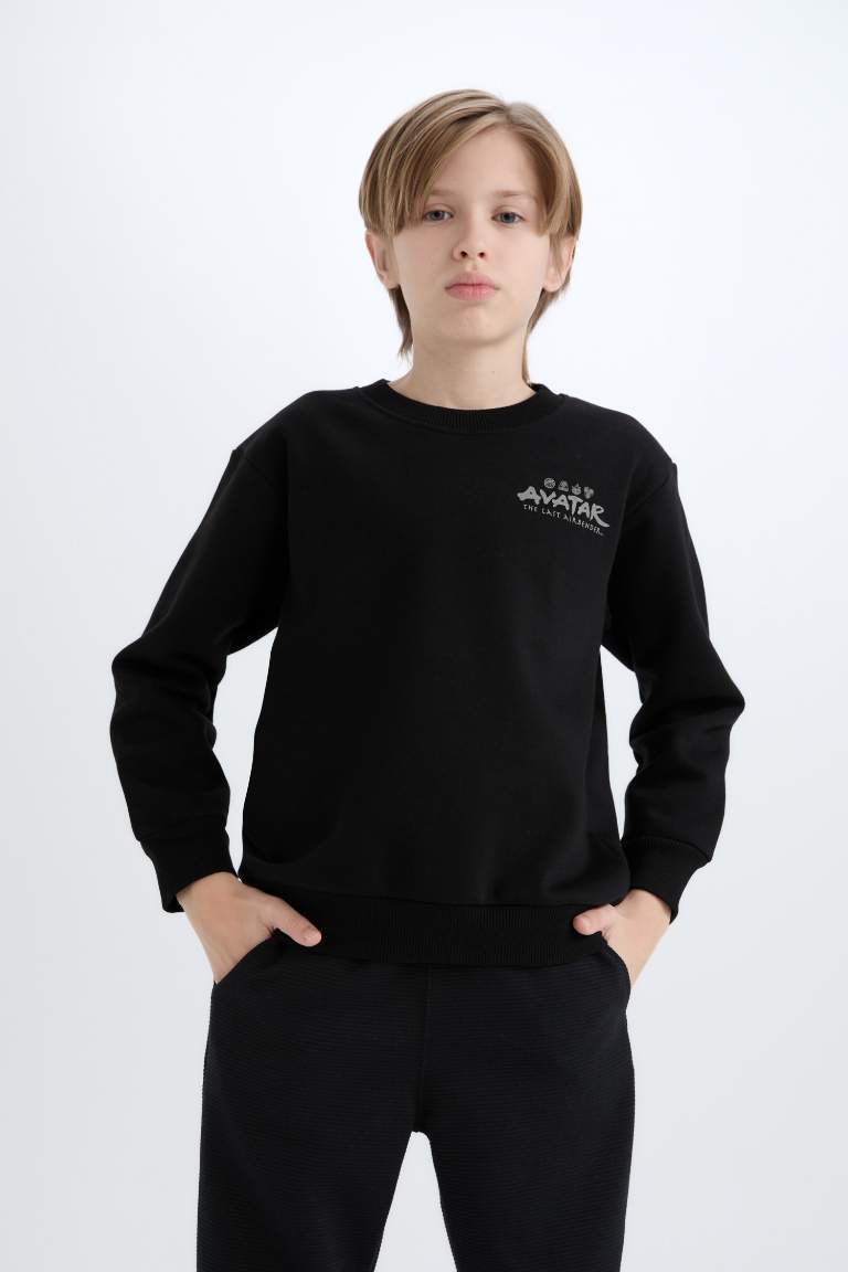 Boy Avatar the Last Airbender Soft Furry Inside Sweatshirt