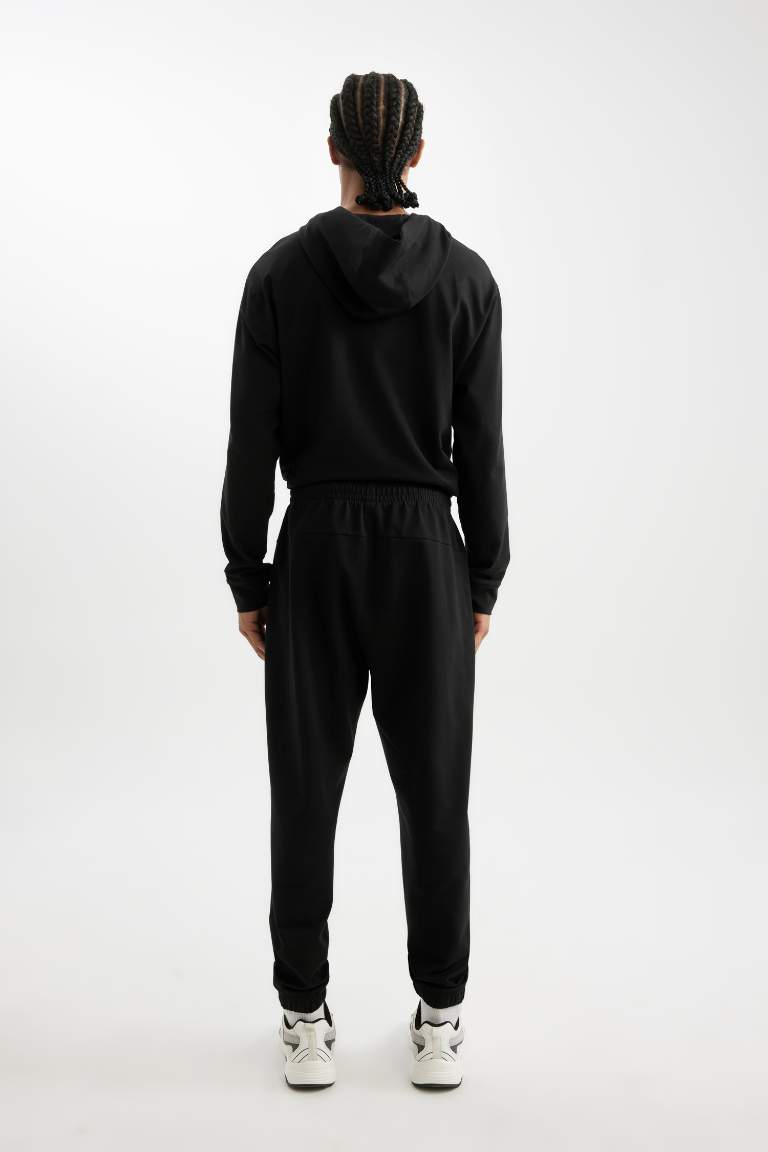 DeFactoFit Sporcu Jogger Eşofman Altı Standart Fit Beli Paçası Lastikli Cepli