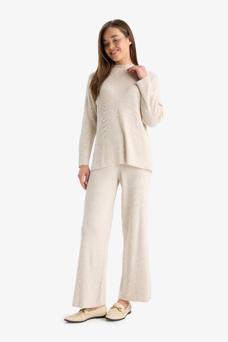 Regular Fit Düz Paça Pantolon