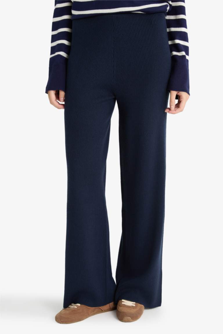 Regular Fit Straight Leg Trousers