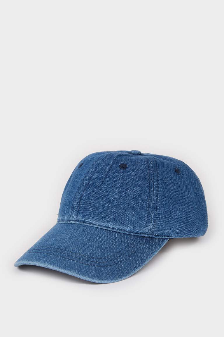 Casquette en jean pour femme