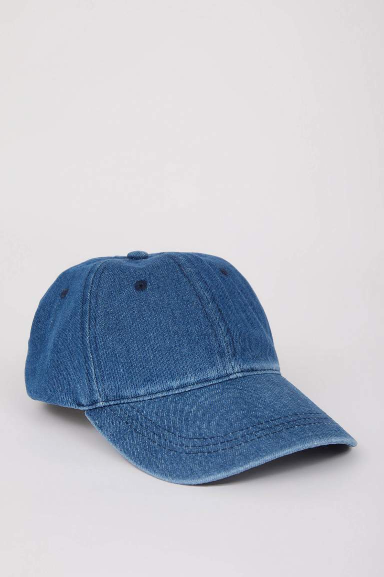 Casquette en jean pour femme