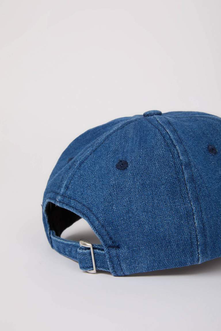 Casquette en jean pour femme