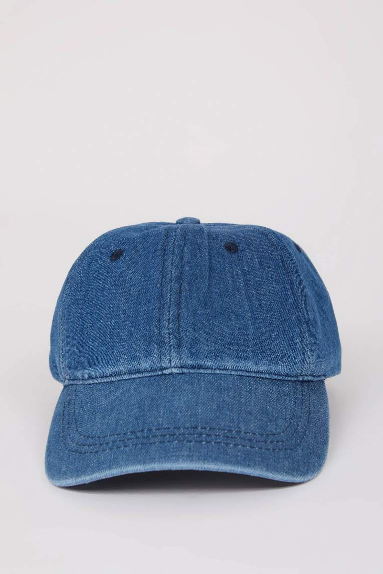 Casquette en jean pour femme