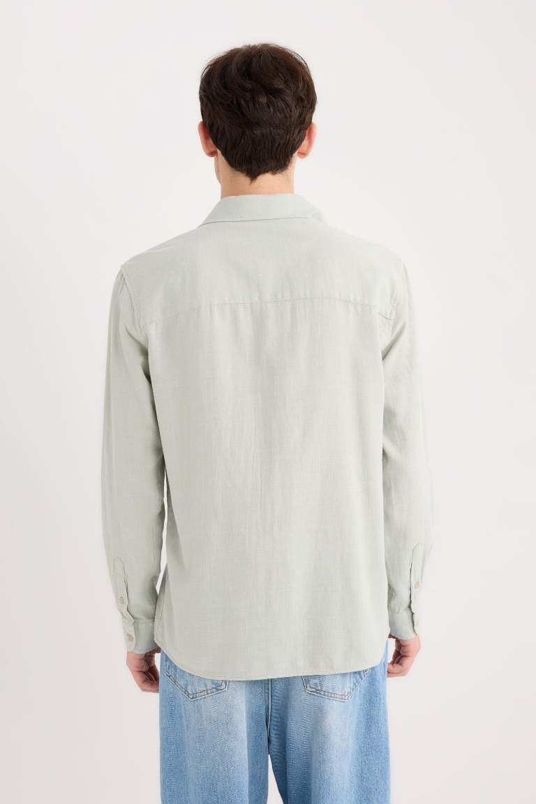 Regular Fit Cotton Long Sleeve Shirt