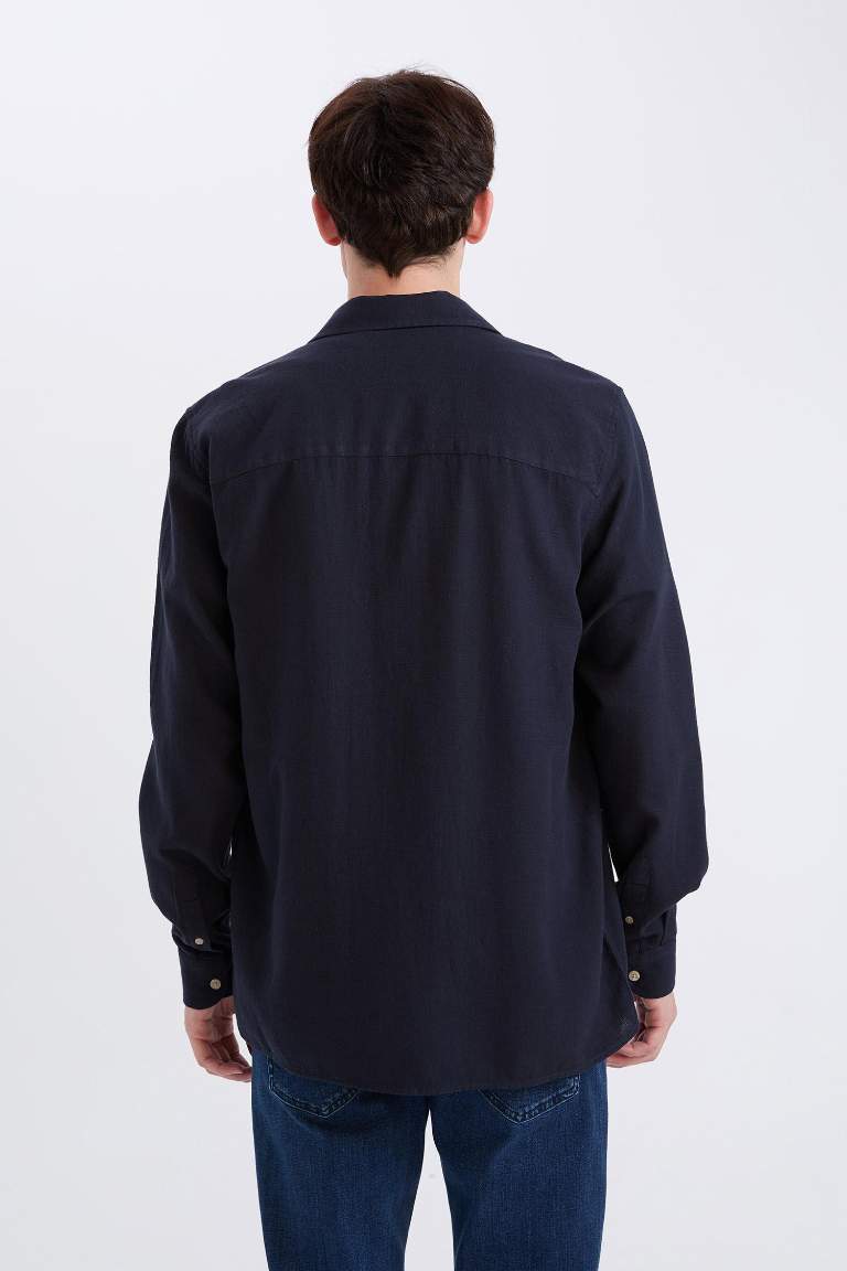 Regular Fit Cotton Long Sleeve Shirt