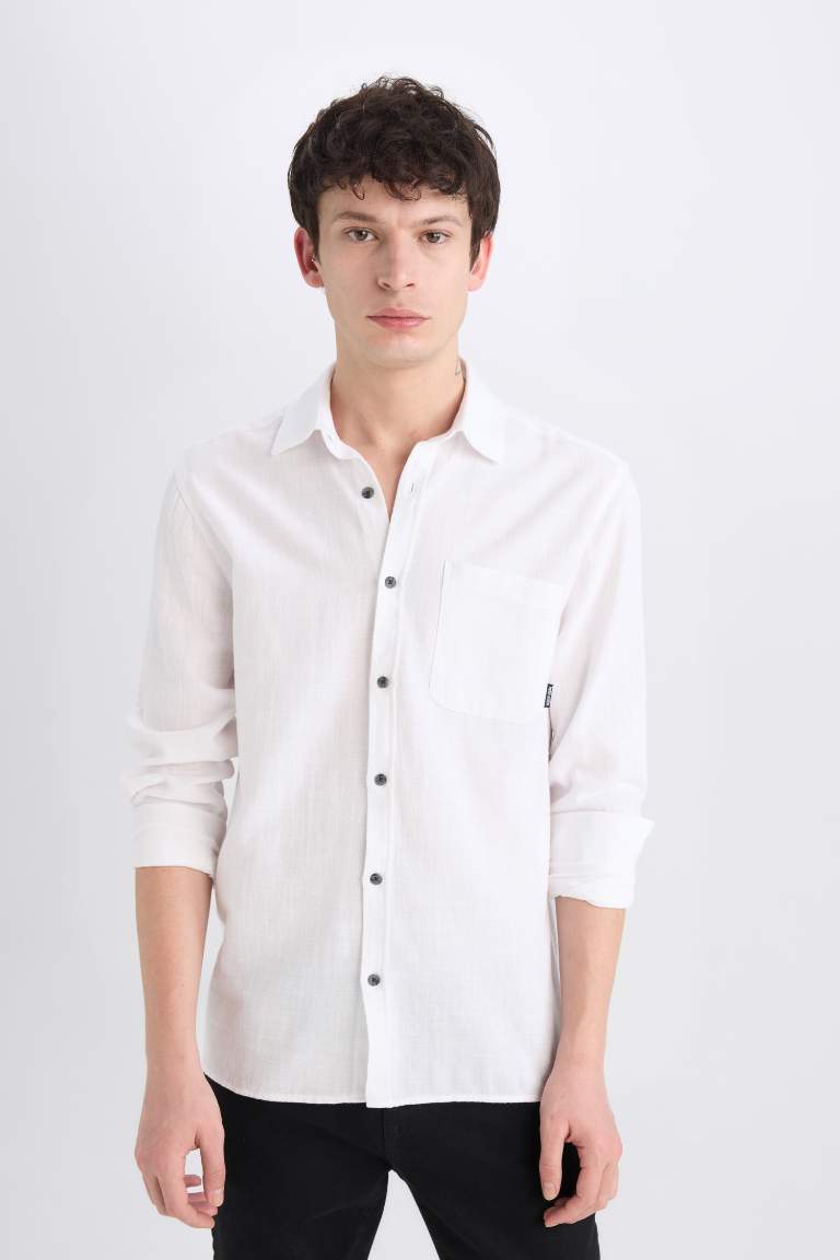 Regular Fit Cotton Long Sleeve Shirt