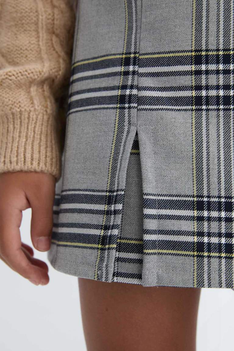 Girl Plaid Short Skort