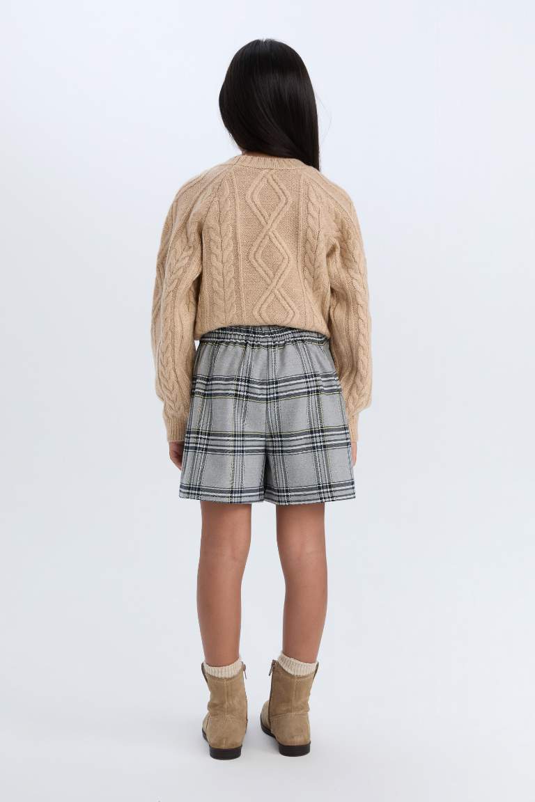 Girl Plaid Short Skort