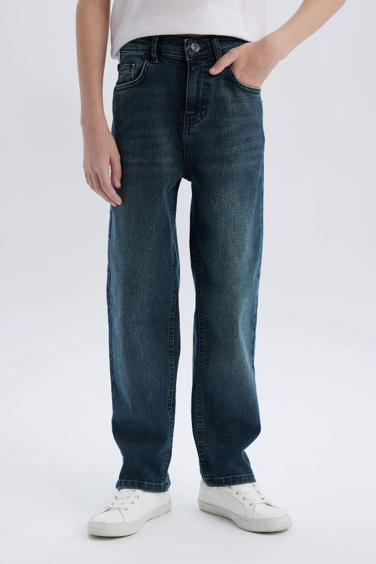 Pantalon Jean droit pour garçon