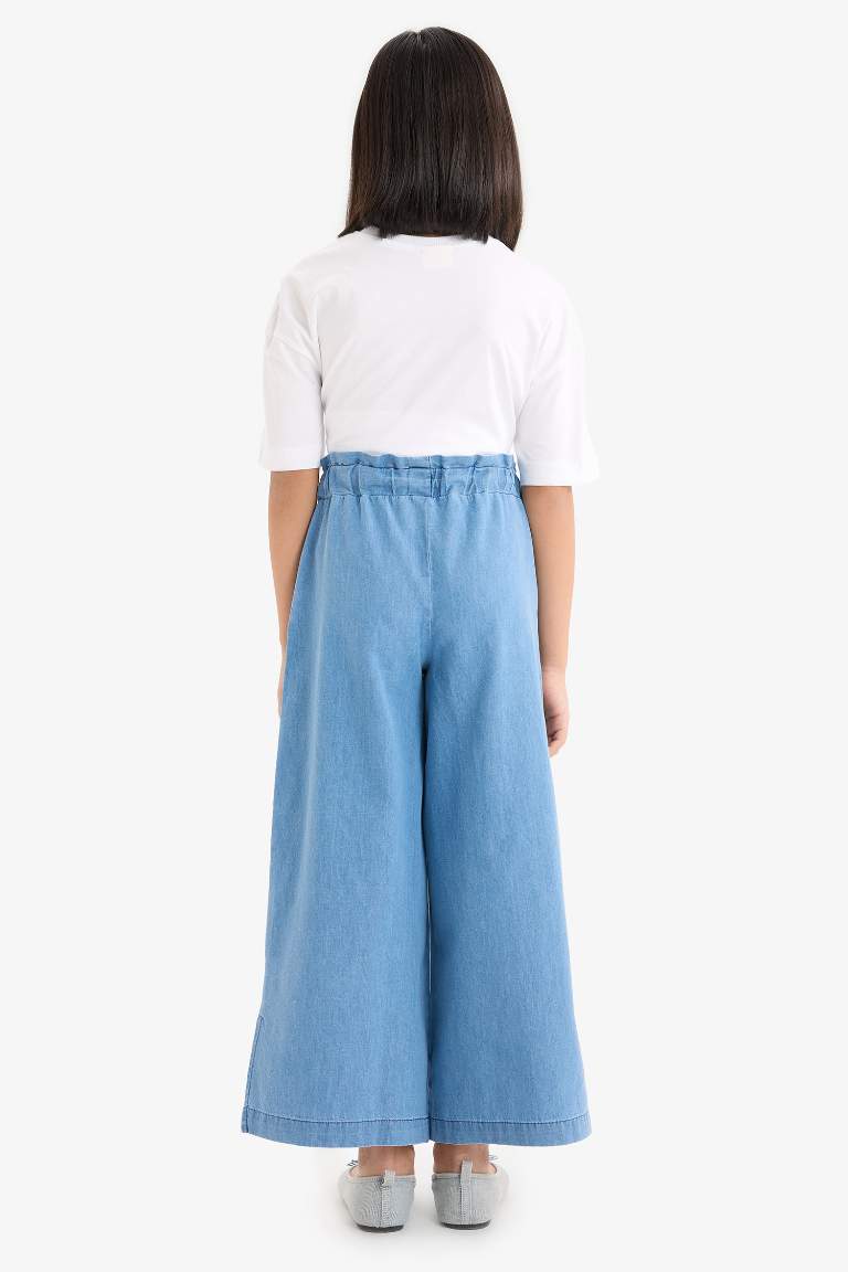 Girl Culotte Wide Leg Jeans