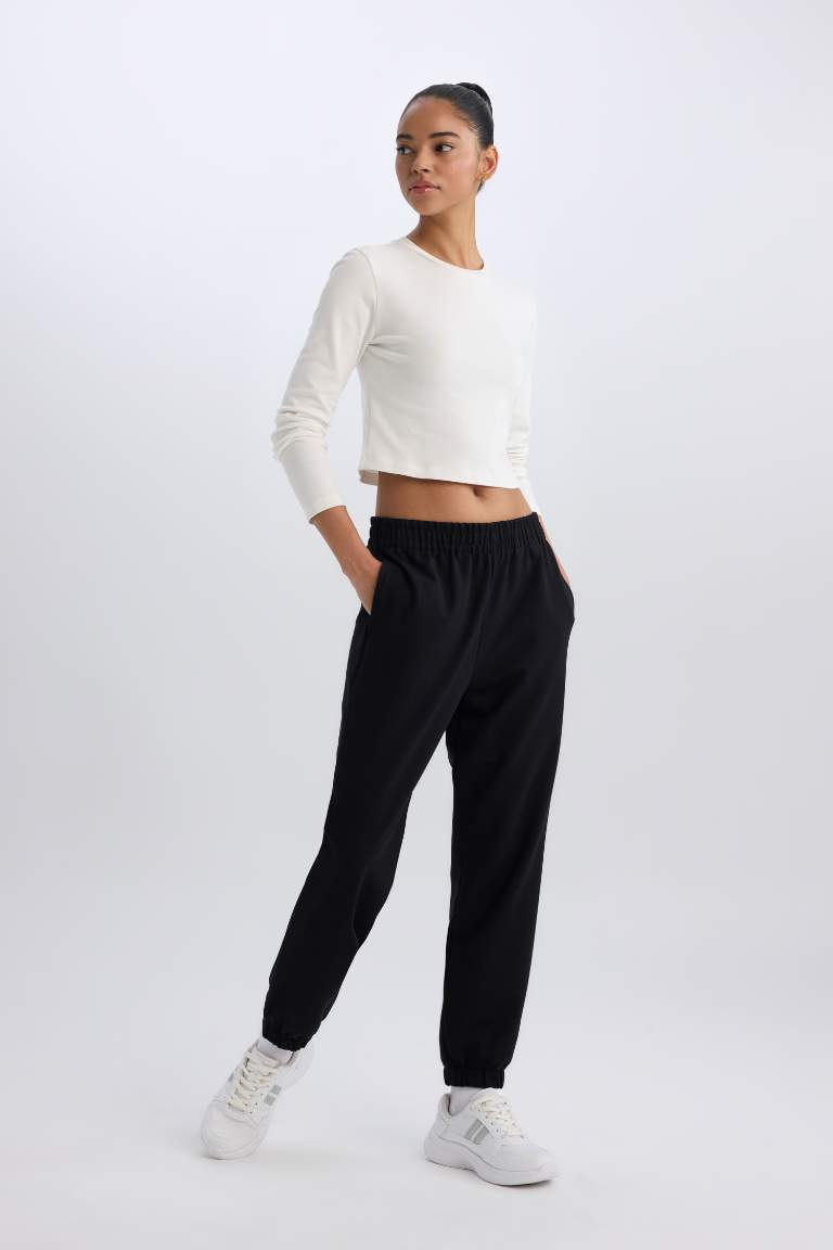 DeFactoFit Standard Fit Pocketed Jogger Sweatpants