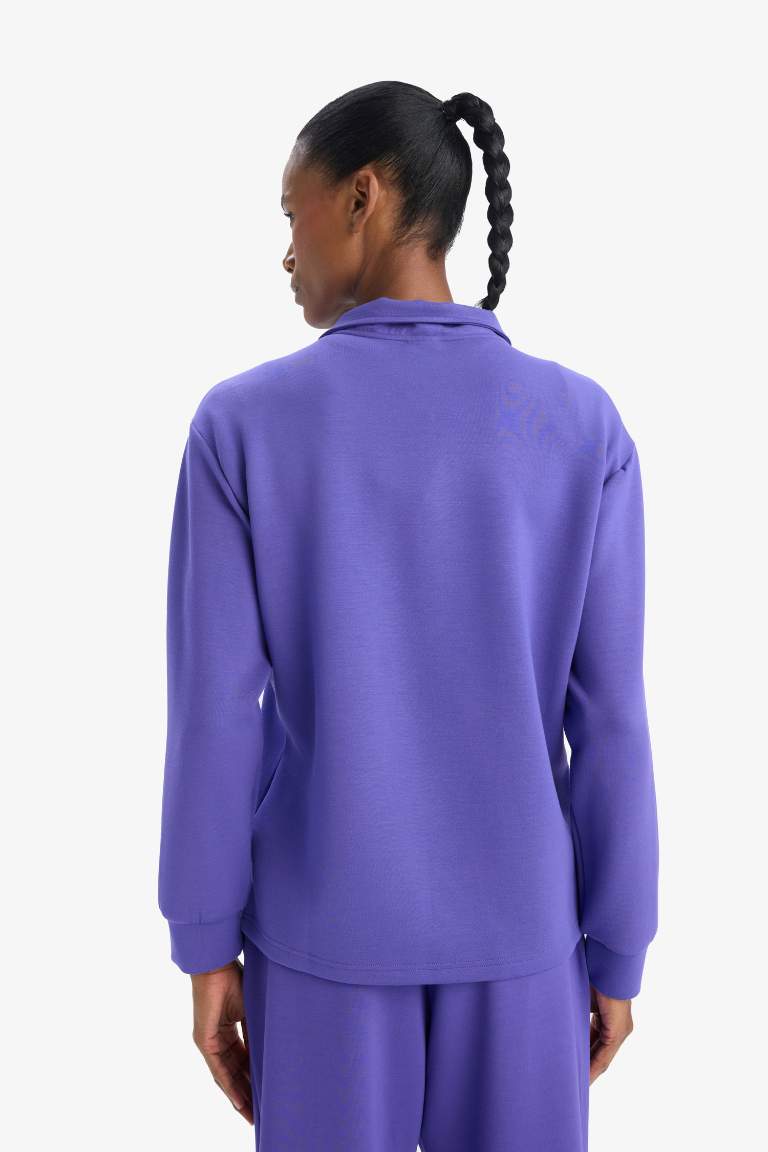 Oversize Fit Long Sleeve Sweatshirt