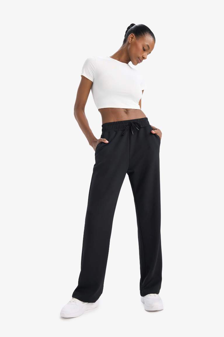 DeFactoFit Straight Fit Standard Length Modal Trousers