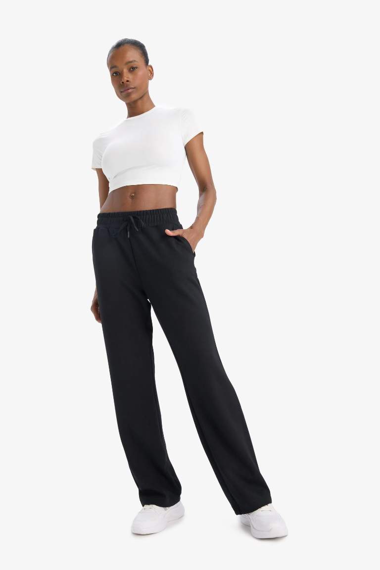Спортивные брюки DeFactoFit Straight Fit из модала стандартной длины
