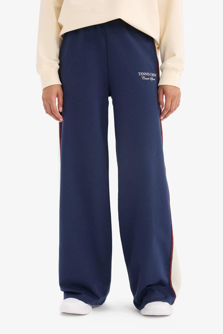 Pantalon Sweatpants long à jambes larges avec poches de DeFactoFit