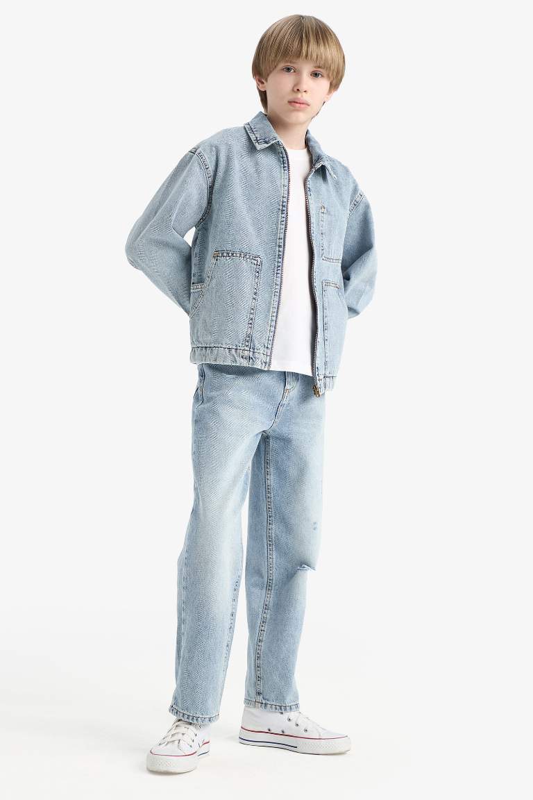 Boy Loose Fit Straight Leg Jeans