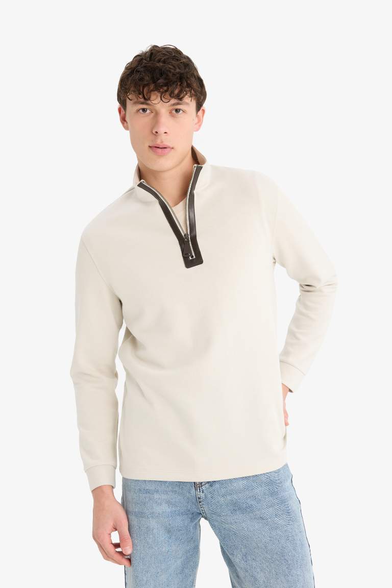 Regular Fit Long Sleeve Sweatshirt