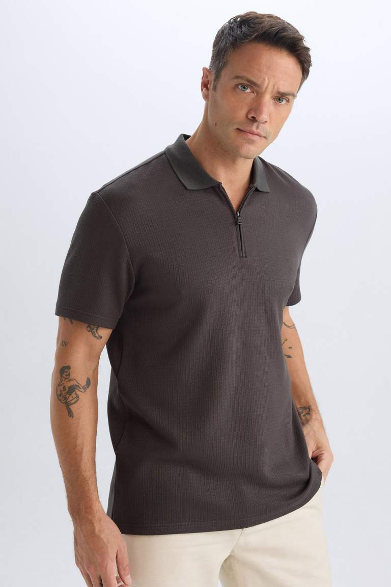 Regular Fit Short Sleeve Polo Shirt