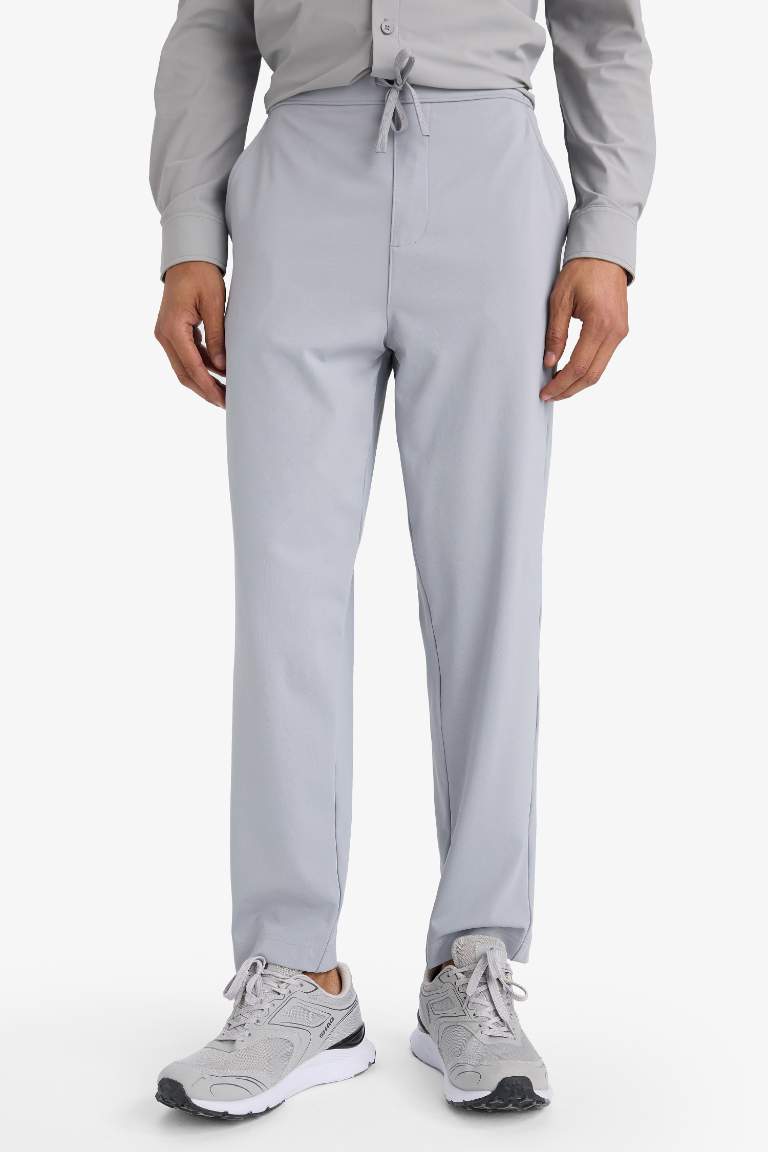 DeFactoFit Slim Fit Dar Kesim Standart Paça Sporcu Jogger Eşofman Altı