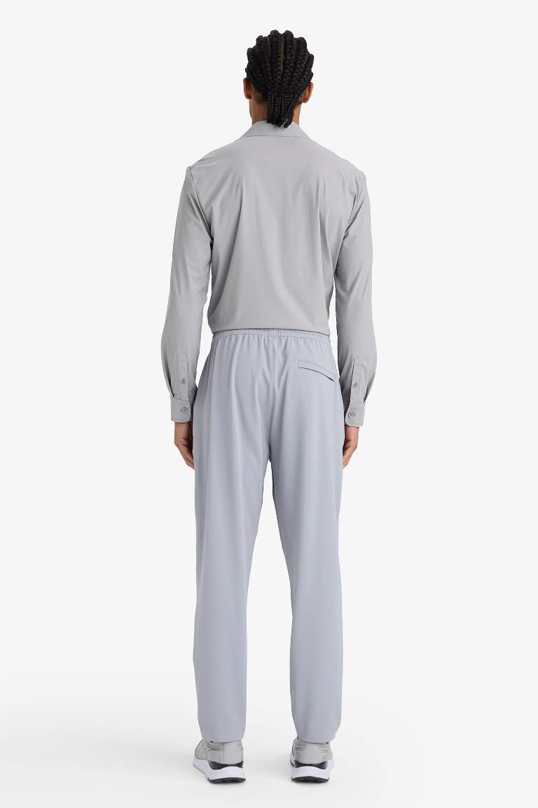 DeFactoFit Slim Fit Dar Kesim Standart Paça Sporcu Jogger Eşofman Altı