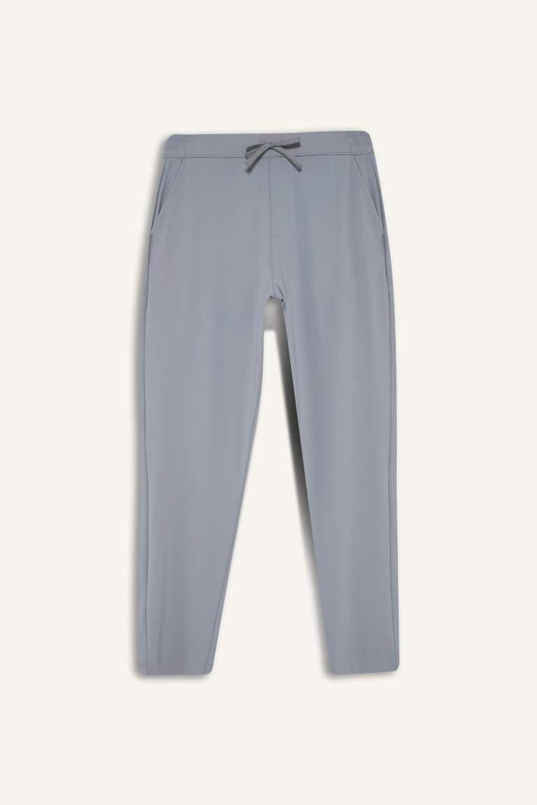 DeFactoFit Slim Fit Dar Kesim Standart Paça Sporcu Jogger Eşofman Altı