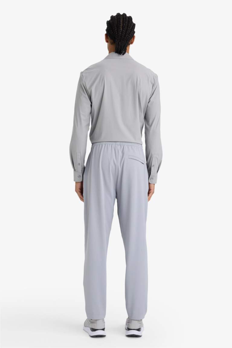 DeFactoFit Slim Fit Dar Kesim Standart Paça Sporcu Jogger Eşofman Altı
