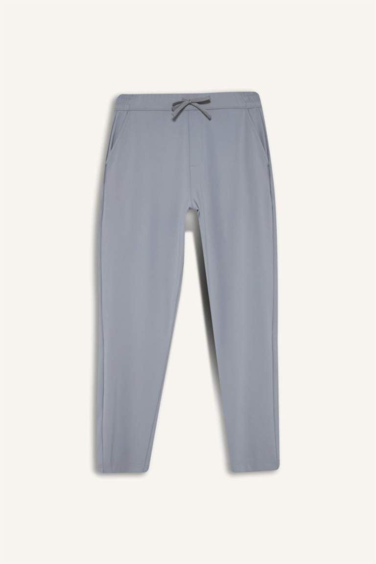 DeFactoFit Slim Fit Dar Kesim Standart Paça Sporcu Jogger Eşofman Altı