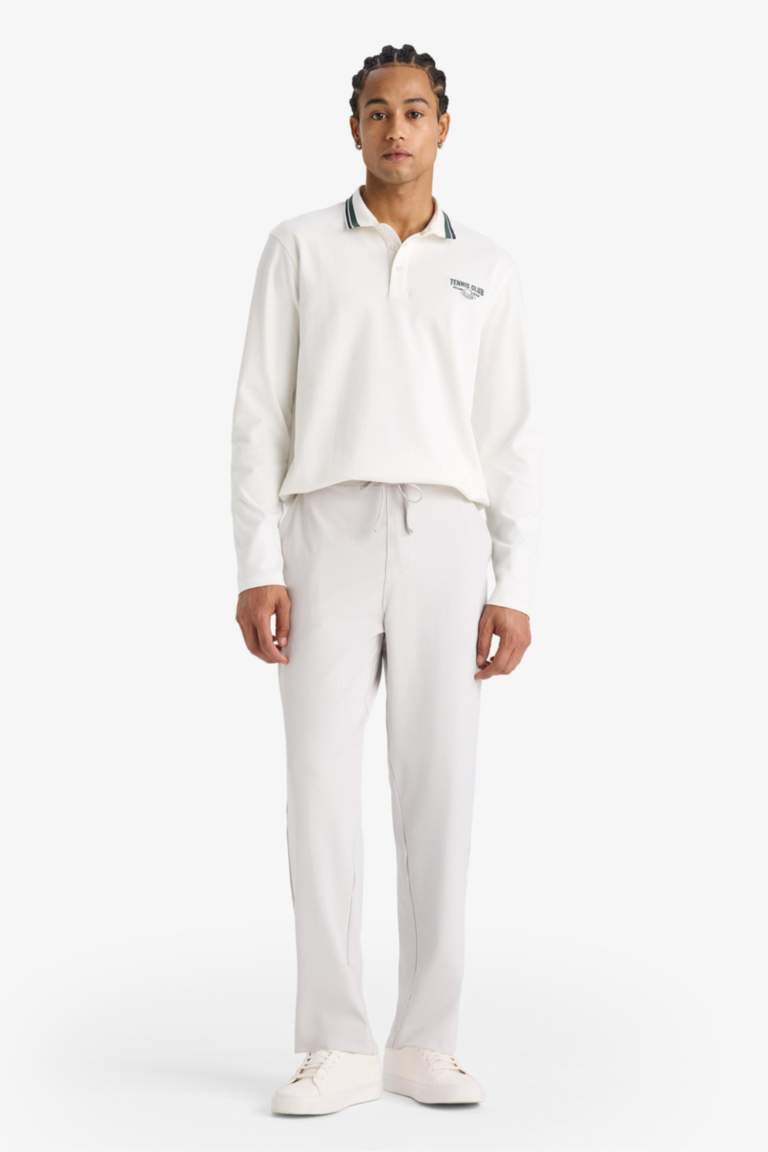DeFactoFit Slim Fit Dar Kesim Standart Paça Sporcu Jogger Eşofman Altı