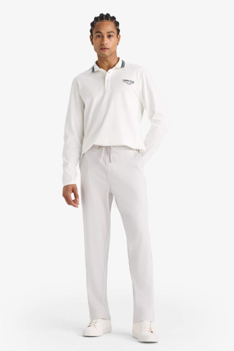 DeFactoFit Slim Fit Dar Kesim Standart Paça Sporcu Jogger Eşofman Altı