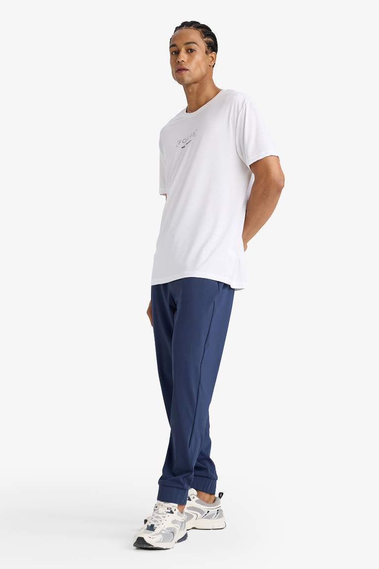 DeFactoFit Slim Fit Dar Kesim Standart Paça Sporcu Jogger Eşofman Altı