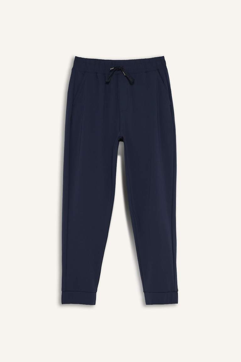 DeFactoFit Slim Fit Dar Kesim Standart Paça Sporcu Jogger Eşofman Altı