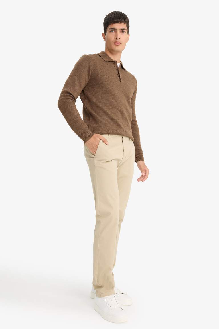 Regular Hem Trousers