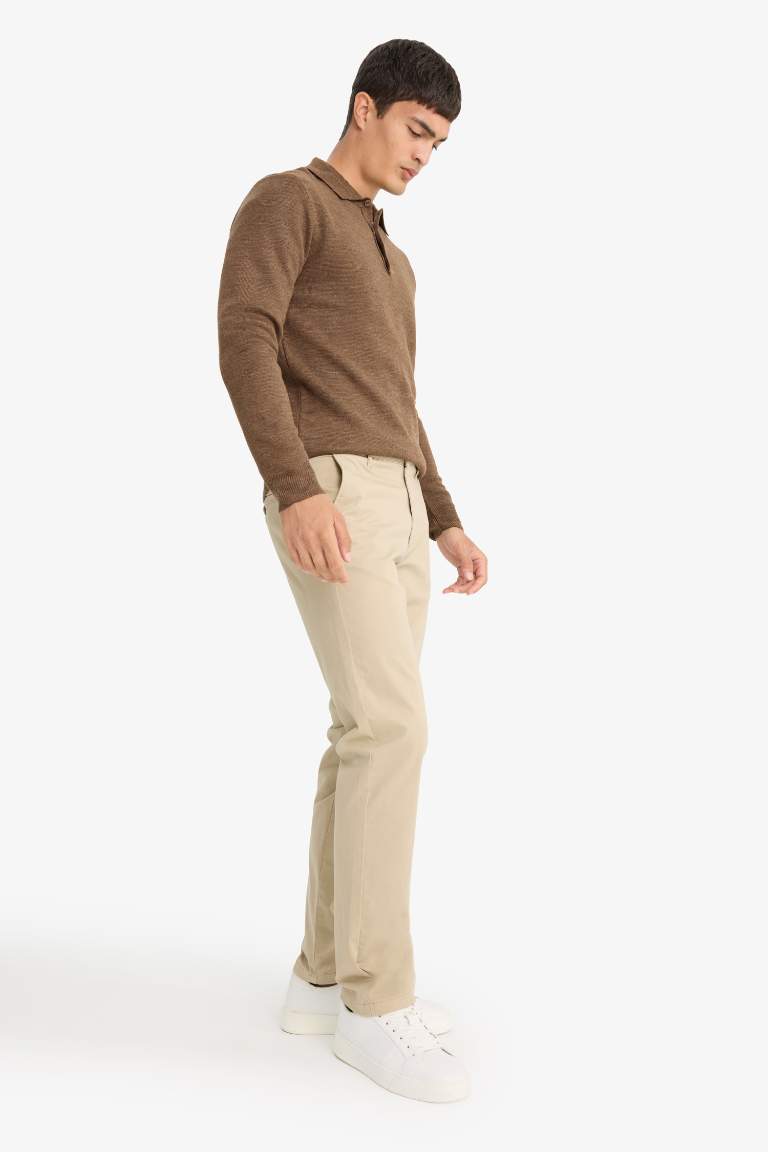 Regular Hem Trousers