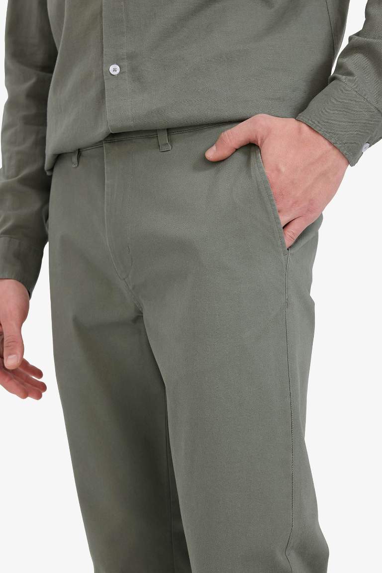 Regular Fit Normal Kesim Düz Paça Chino Pantolon