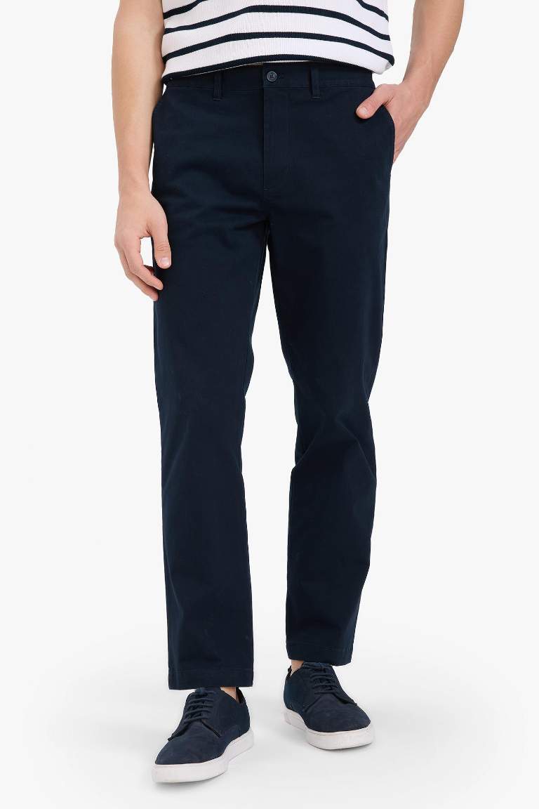 Regular Fit Normal Kesim Düz Paça Chino Pantolon