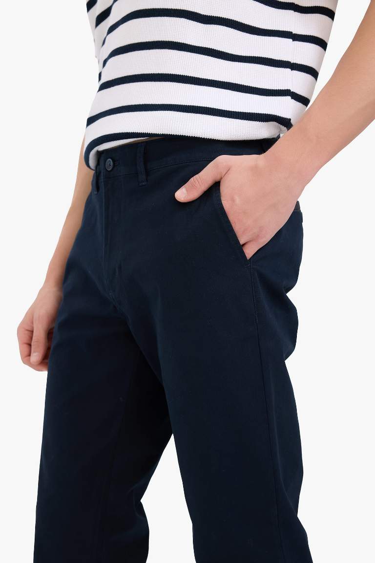 Regular Fit Normal Kesim Düz Paça Chino Pantolon