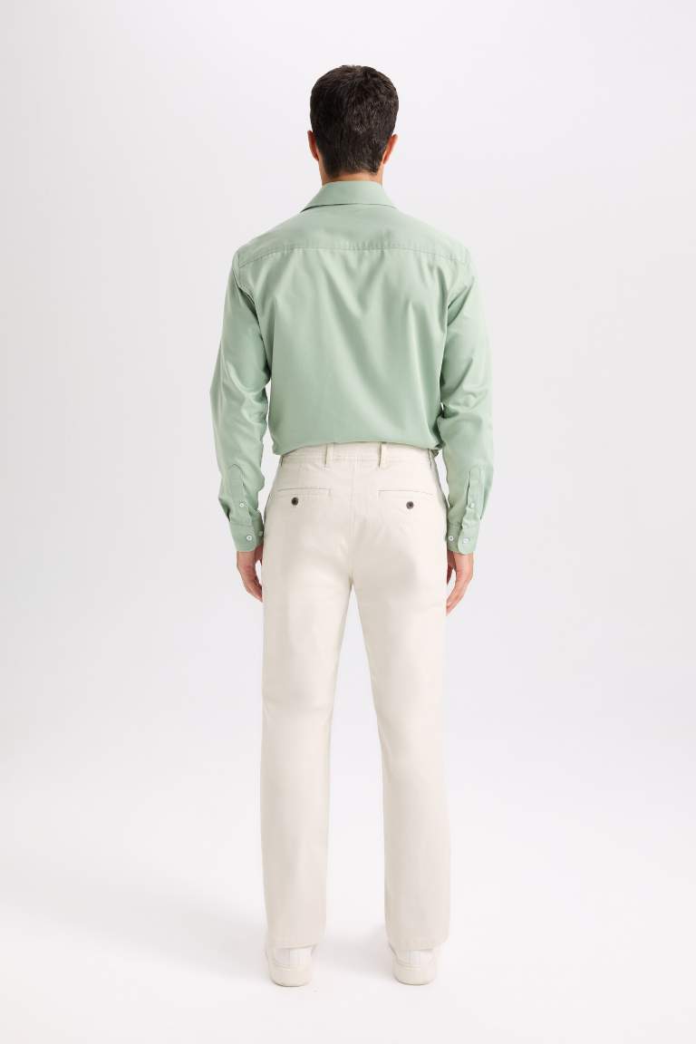 Regular Hem Chino Pants